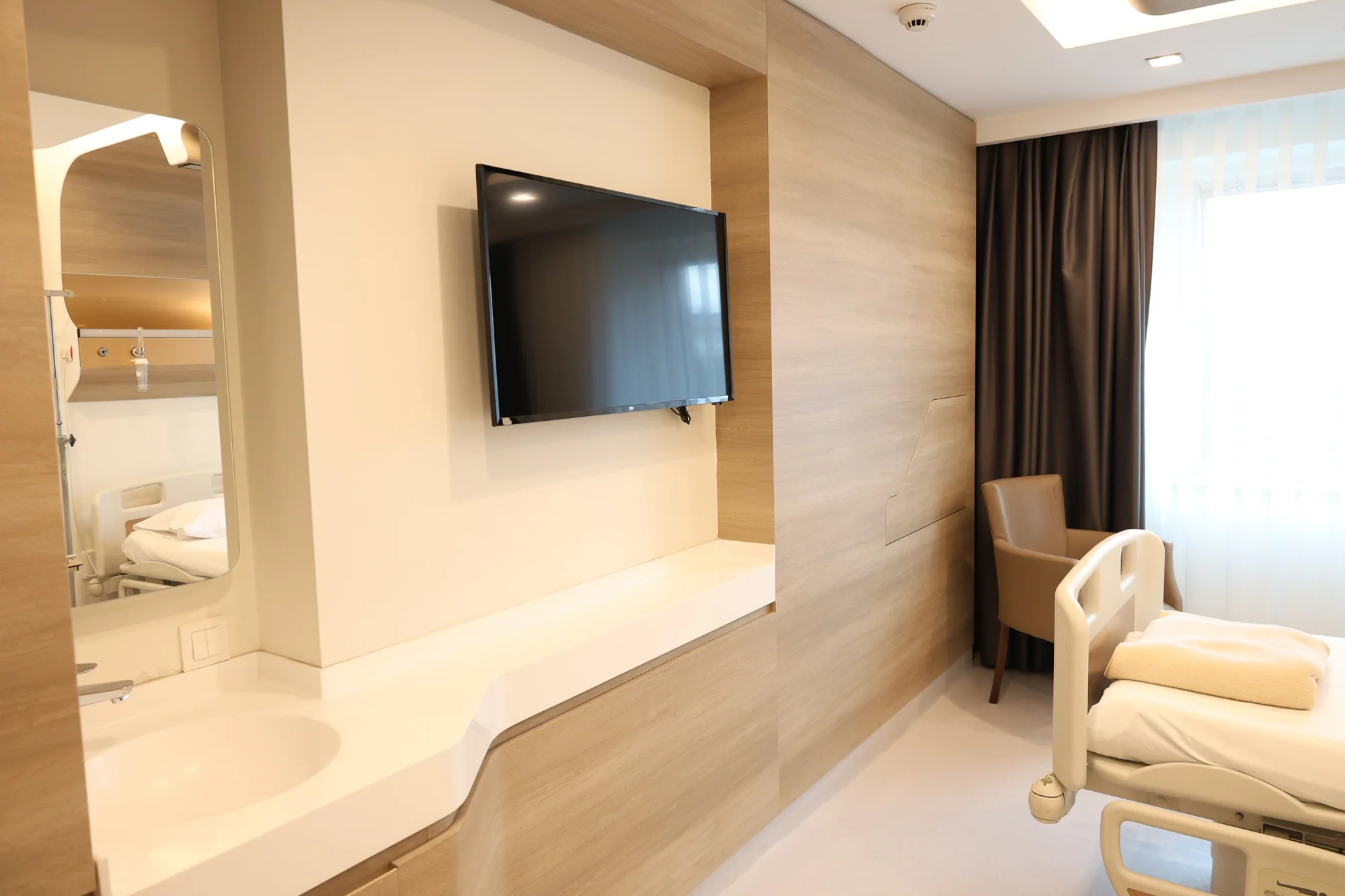 Équipements de confort dans une chambre privée