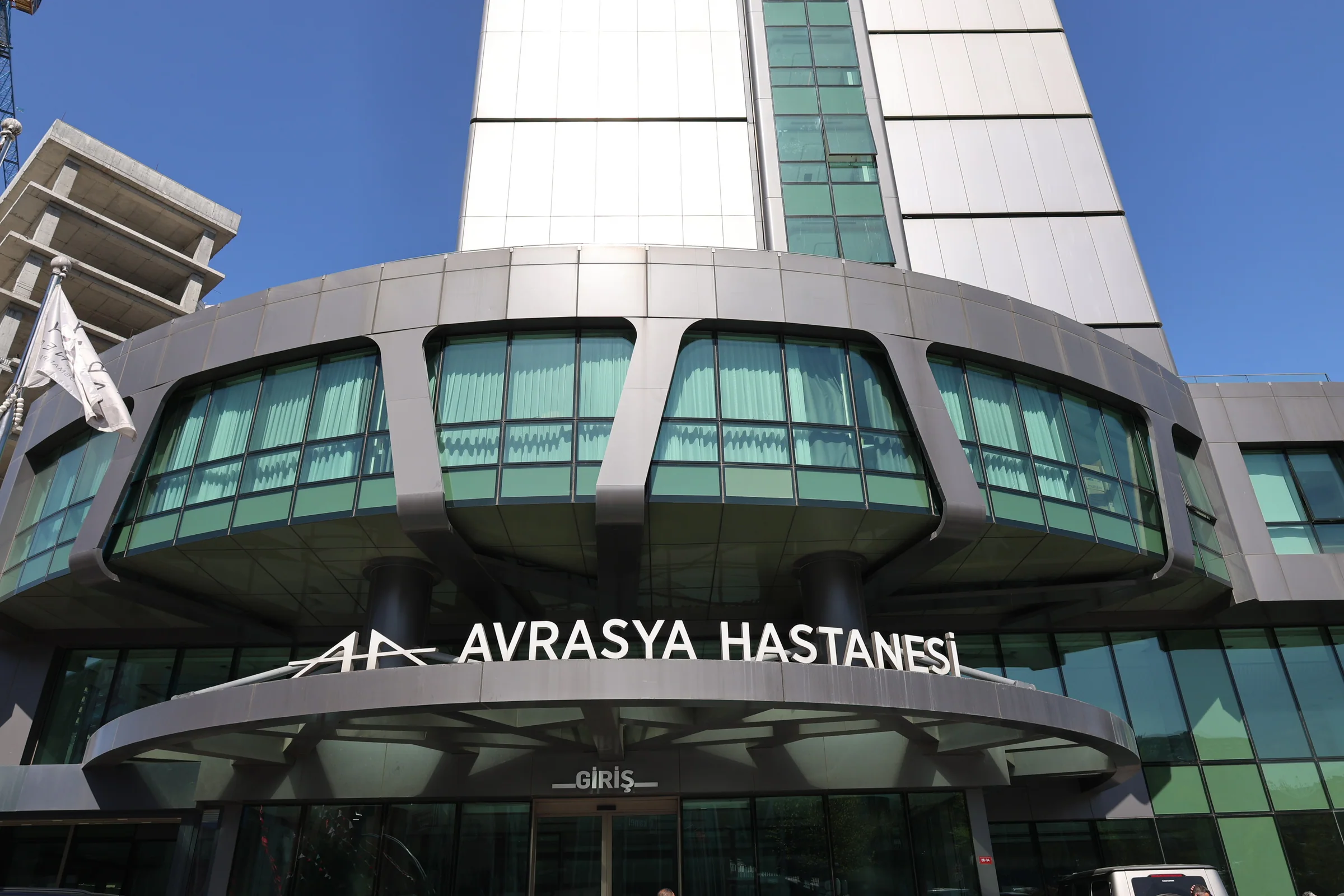 Façade de l'hôpital partenaire Avrasya à Istanbul