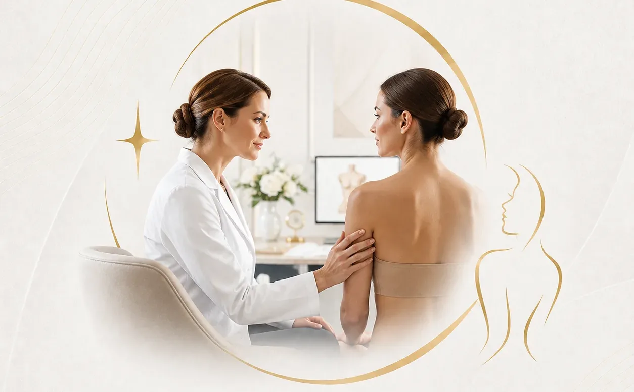 Consultation entre un médecin et une patiente à la Clinic Nobel